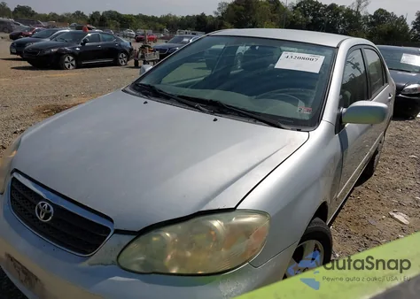 2005 Toyota Corolla Le z USA, uszkodzony, nr VIN 2T1BR32E15C552418